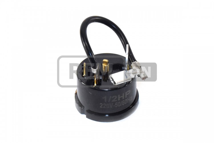 Реле QD 12 биметал защита (1/2 hp от 370W, рабочий ток 2.2А, пусковой ток 13А)